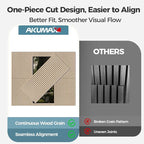 AKUMAX 4 Pack Acoustic Panels, Wood Slat - Image 6