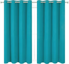 LEMOMO Turquoise Thermal Blackout Curtains/52 x 72 Inch/Set of 2 Panels Room - Image 2