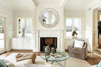 Chende 40'' Large Round Mirror, Modern 3D Decoratiave Wall Mirror - Image 8