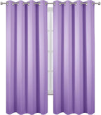 LEMOMO Lilac Blackout Curtains 52 x 84 inch/Lavender Curtains Set of 2 - Image 2