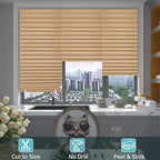 Changshade 12 Pack Temporary Shades, Pleated Paper Blinds - Image 5