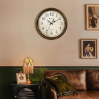 Geevon Retro Silent 18 Inch Wall Clock Non Ticking, Vintage Clock Quartz - Image 6