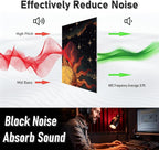 Art Acoustic Panels Tiles Decorative Room Sound Proof Foam Absorbing Panels - Image 4