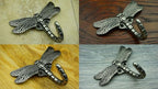 12 pcs Antique Silver Dragonfly Decorative Wall Hooks - Image 6