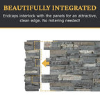 AZ Faux High-Density Polyurethane Faux Stone Interlocking Left Endcap - Image 7