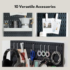 Keepo Peg Board Wall Organizer – Plastic Pegboard Panels, Modular Peg Board - Image 5