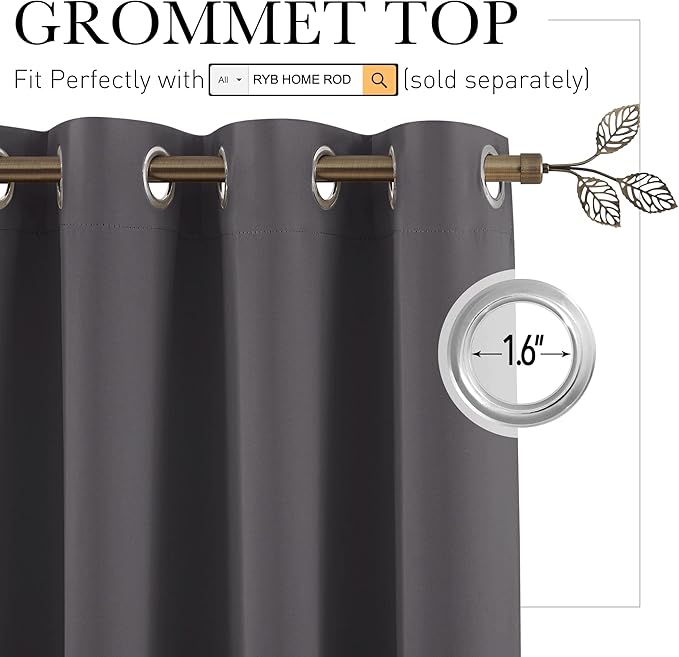 RYB HOME Extra Wide Curtain - Image 2