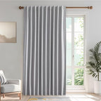 Blackout Curtains Customsize for Bedroom, 100% Black Out Curtains 1 Panel by IGEMAEVE