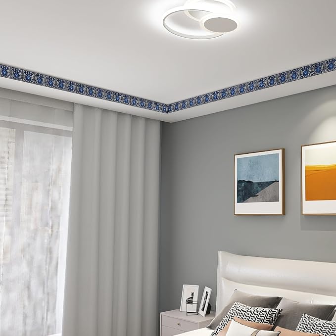 HOMETITUTE Wallpaper Border Peel and Stick Decorative Wall Trim Self Adhesive - Image 4