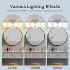 PARTPHONER Bathroom Light Fixtures, Bathroom Lighting Fixtures Over Mirror - Image 6