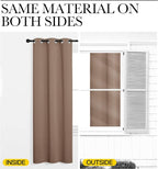 NICETOWN Short Window Treatment Thermal Insulated Solid Grommet Blackout - Image 6