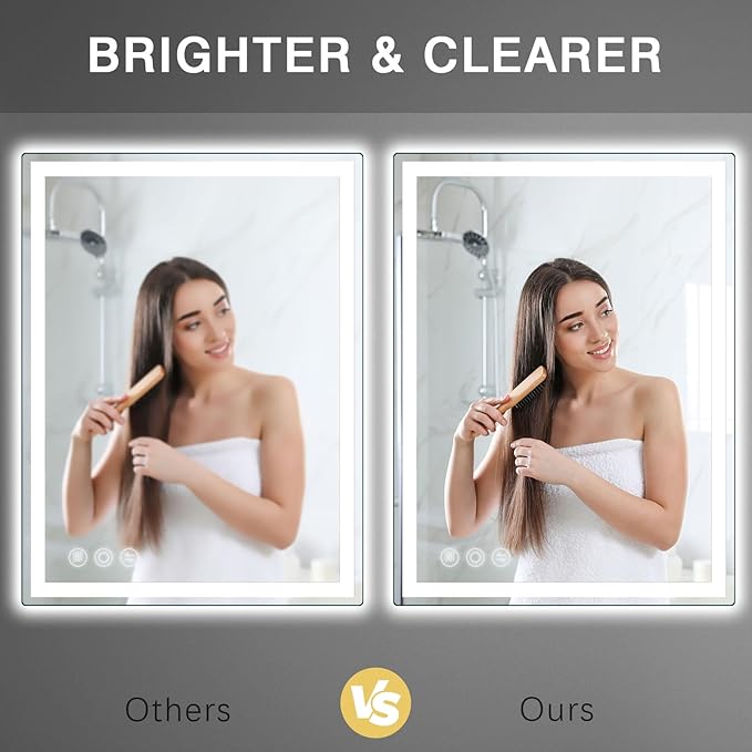 Memobarco LED Mirror for Bathroom 20"x 28" - Image 2