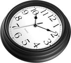 Foxtop Silent Non-Ticking Round Classic Clock Retro Quartz Decorative Battery - Image 4
