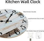 KECYET Wall Clock Battery Operated 10 Inch Silent Non-Ticking Coastal Country - Image 6