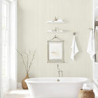YXTII 20.8" x 196.8" Grasscloth Peel and Stick Wallpaper - Image 5