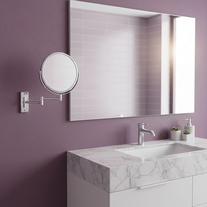 JERDON Wall-Mounted Magnifying Mirror - Image 6