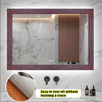 Teemall 10M Black Wood Grain Removable PVC Waterproof Border Wall Decor - Image 6