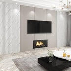 8-Pack WPC Wall Panels 118’’ x 6.1’’ 3D Slat Wall Panel Acoustic Wall Paneling - Image 5