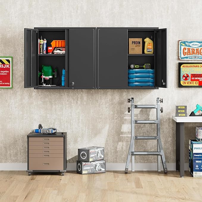 Garage Wall Cabinet, Metal Wall Cabinets - Image 2
