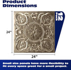 Art3dwallpanels 12 Pack Drop Ceiling Tiles, 24 x 24 Inch High Grade PVC 3D Wall - Image 2