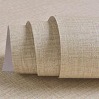 TANONE Khaki Contact Paper Peel and Stick 15.8 in X 118 in, Grasscloth Self by TANONE
