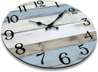 JoFomp 14 Inch Wall Clocks Battery Operated, Silent Non Ticking Wall Clock Wood - Image 5