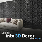 Art3d Decorative 3D Wall Panel, 32 Sq.FT PVC Interior Wall Decor - Image 7