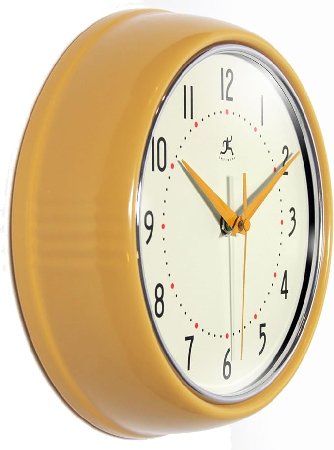 Infinity Instruments LTD. Retro 15 inch Mid Century Modern Kitchen Diner Wall - Image 3