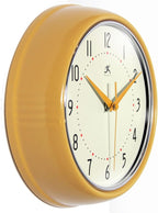 Infinity Instruments LTD. Retro 12 inch Silent Sweep Non-Ticking Mid Century - Image 2