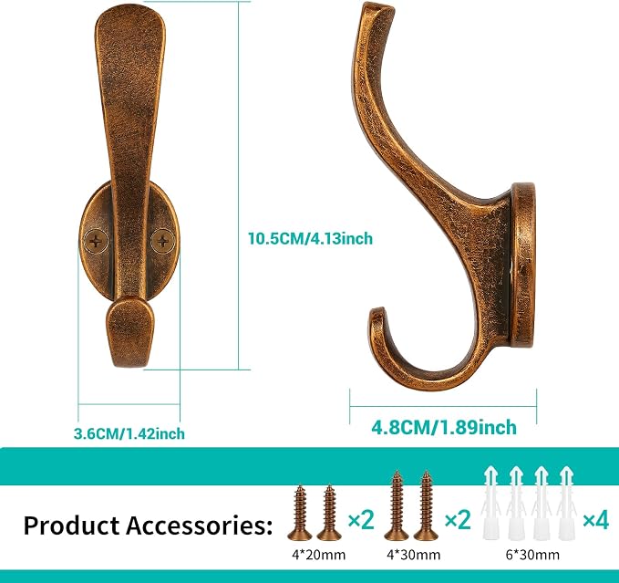 Coat Hooks Heavy Duty - Image 2
