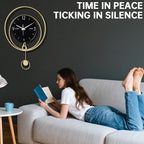 Dankeit Decorative Wall Clock, Silent Non-Ticking Quality Quartz Battery - Image 6