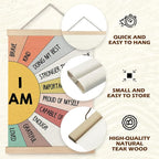 Supwhd Affirmation Wall Decor for Kids Boys Girls, I am Kind I am Brave - Image 5