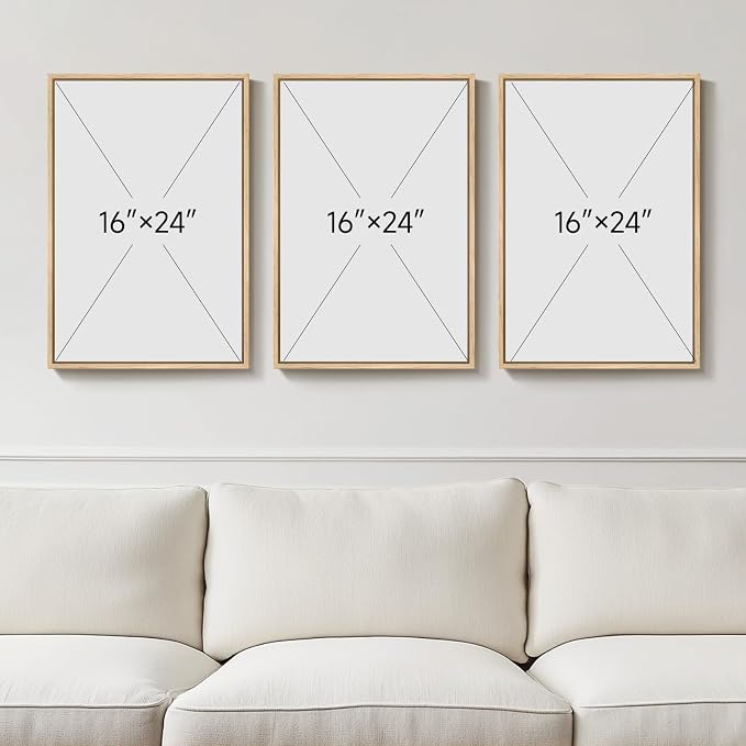 Framed Christian Wall Art Set of 3, Neutral Psalm Scripture Canvas Prints - Image 8