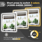 Hivone 28X32 LED Bathroom Mirror - Image 4
