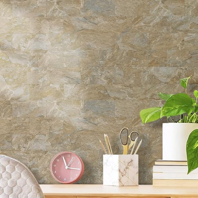 AULIGET Sandstone Peel and Stick Backsplash Wall Tiles - Image 2