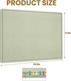 Bulletin Board - 35 x 17.5 inches Decorative Felt Pin Board - Cork Board - Image 3