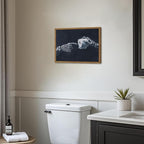Funny Skeleton Bathroom Wall Art Gothic Skull Hand and Toilet Paper Bathroom - Image 7