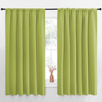 NICETOWN Blackout Curtains for Bedroom, Fresh Green, 1 Pair, 70 by 63-inch by NICETOWN