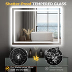 Hivone 48X36 LED Bathroom Mirror - Image 7