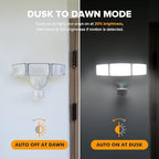 LUTEC 72W 7500LM LED Security Lights Motion Sensor Light Outdoor, 5000K Daylight - Image 5
