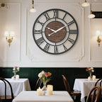 24 Inch Modern Decorative Metal Wall Clock - Image 8