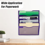 EASEPRES 5 Pocket Mesh Hanging Wall File Organizer, Wall Mounted Mail Paper - Image 6