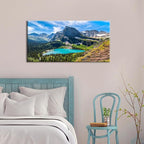 Glacier National Park Wall Art Saint Mary Lake Landscape Canvas Wall Decor - Image 4