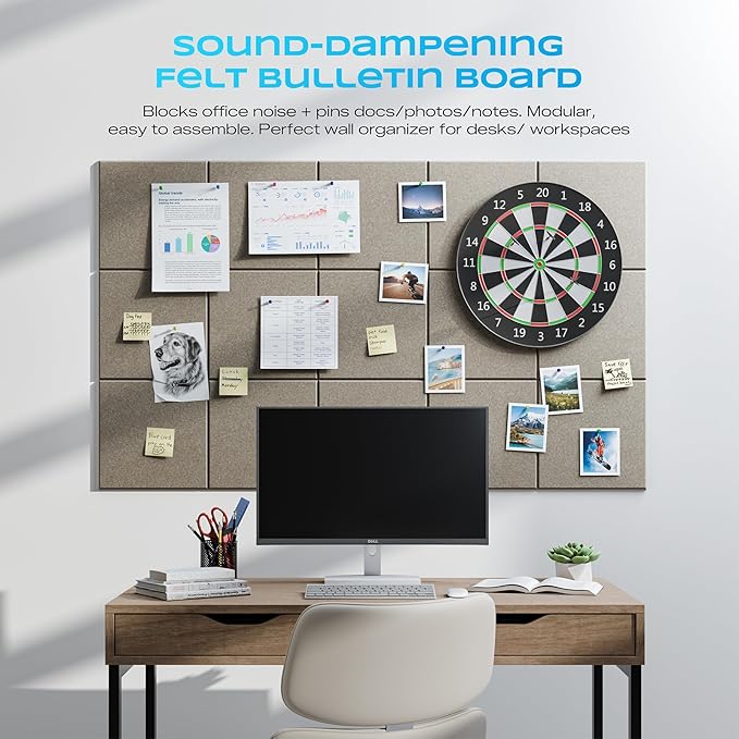 6-Pack Self-Adhesive Acoustic Panels, Soundproof Wall Panels - Image 4