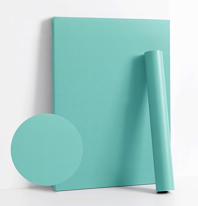 Dimoon 236.2''x17.7''Mint Green Peel and Stick Wallpaper Contact Paper Modern by DIYYOURMOON