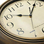 Plumeet Small Metal Wall Clock, Arabic Numerals, Battery Operated - Image 2