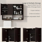 Medicine Cabinet, Wooden Bathroom Wall Cabinet - Image 3