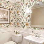 Livebor Floral Peel and Stick Wallpaper Floral Bird Contact Paper 16.9inch x - Image 6