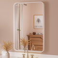 TETOTE 24 x 36 White Frame Mirror by TETOTE
