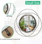 Circle Mirror Wall Decorative Metal Wall Mirror, Art Small Round Wall Home - Image 7